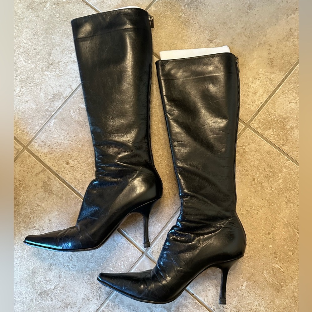 Jimmy Choo Leather Boots Size 6